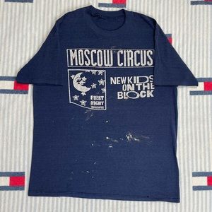 Vintage 80s New Kids On the Block short sleeve tee shirt